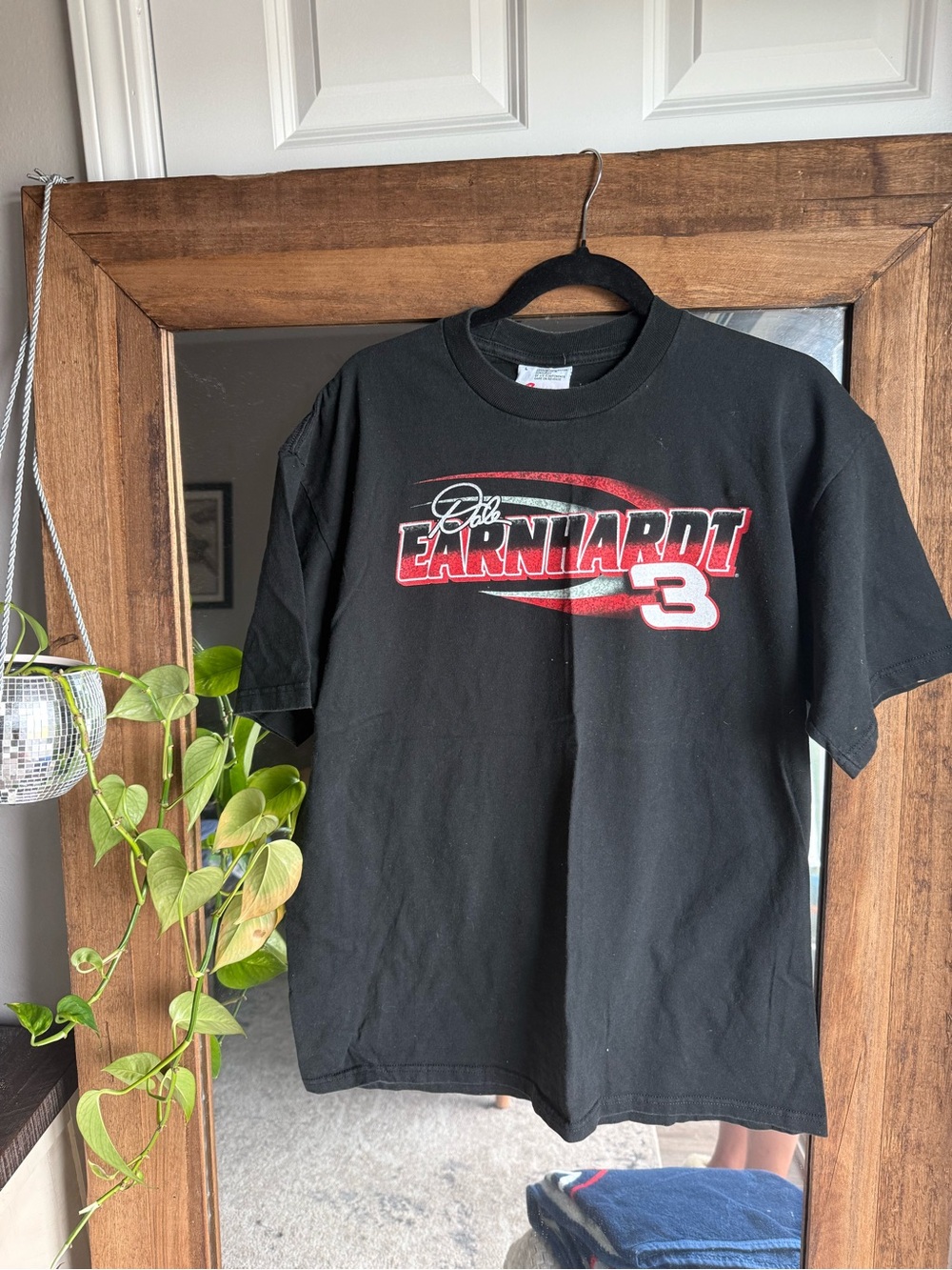 Dale Earnhardt Jr. Black Short Sleeve Logo Tee